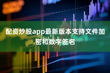 配资炒股app最新版本支持文件加密和数字签名