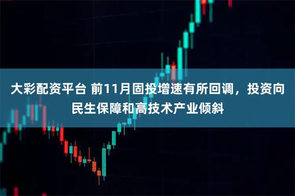大彩配资平台 前11月固投增速有所回调，投资向民生保障和高技术产业倾斜